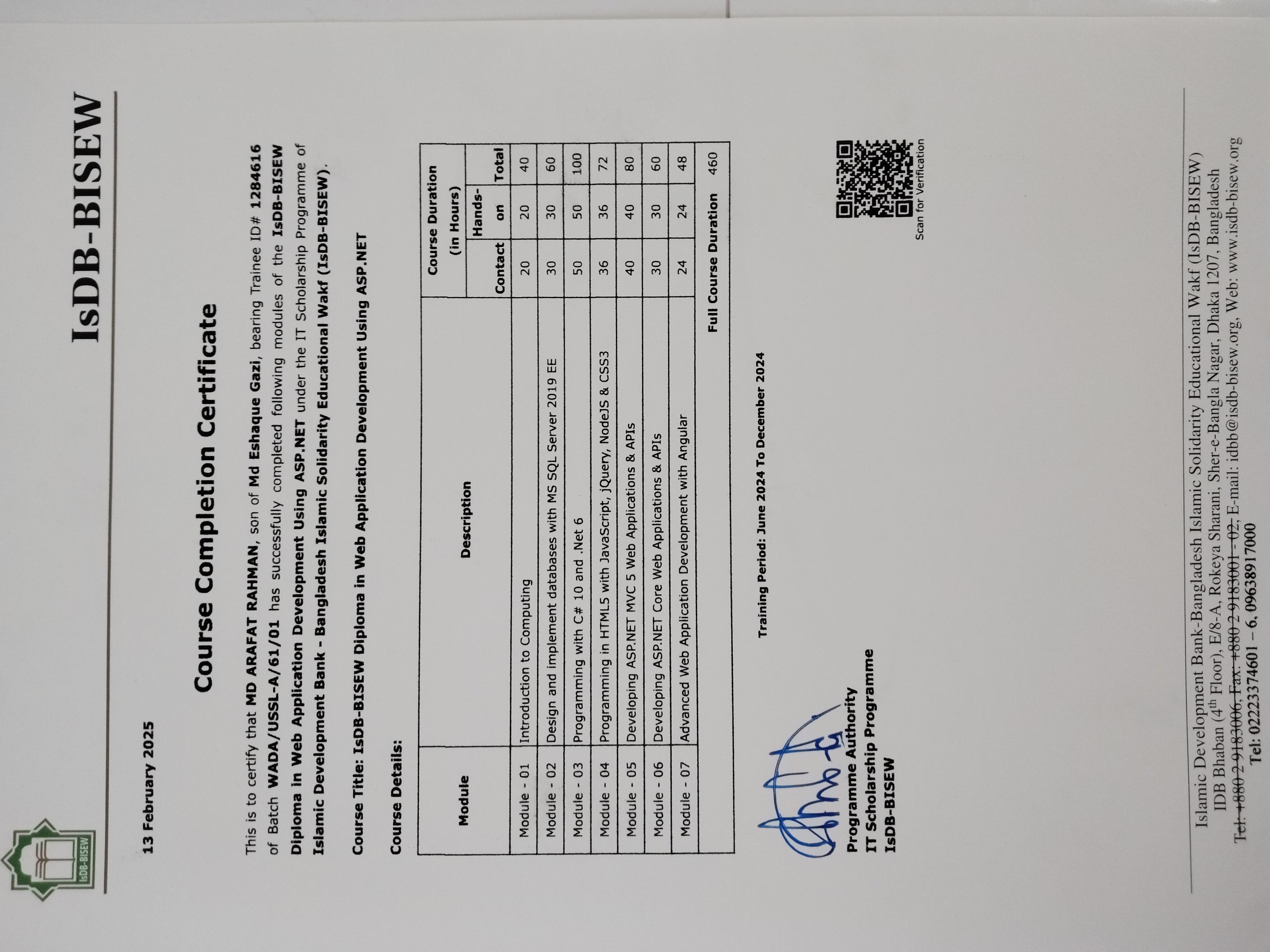 ISDB Award